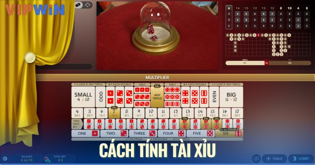 cách tính tài xỉu