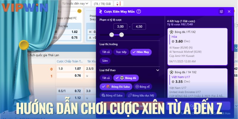 Chơi cược xiên từ A đến Z
