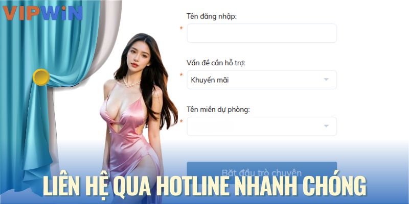 Liên hệ nhanh chóng qua hotline - Không cần kết nối mạng!