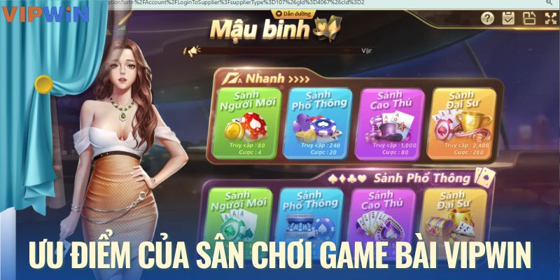 Tổng hợp những ưu điểm của sân chơi game bài VIPWIN